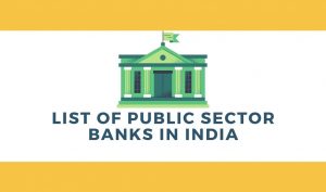 List of Public Sector Banks