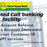 How to use KVB Missed Call Banking?
