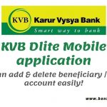How to Add & Delete Beneficiary in KVB Dlite?