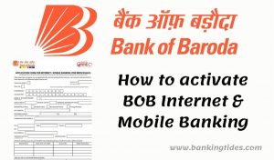 BOB Internet Banking form