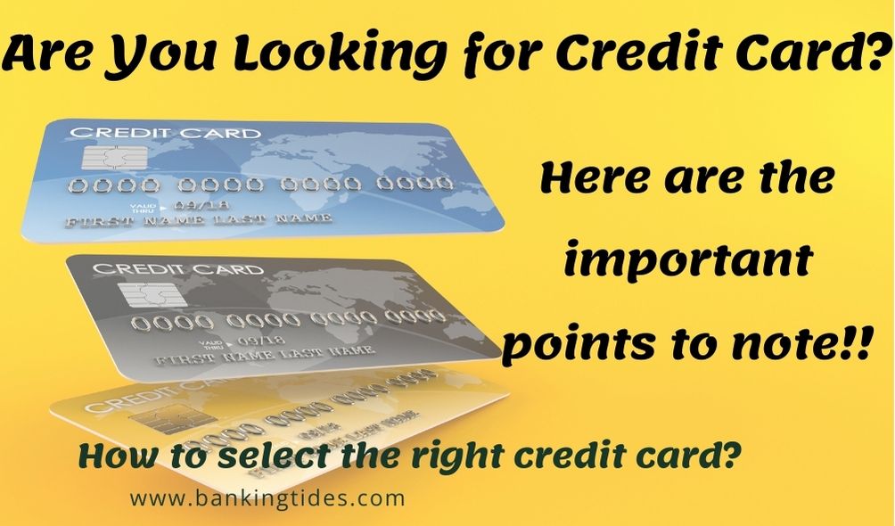 select right credit card