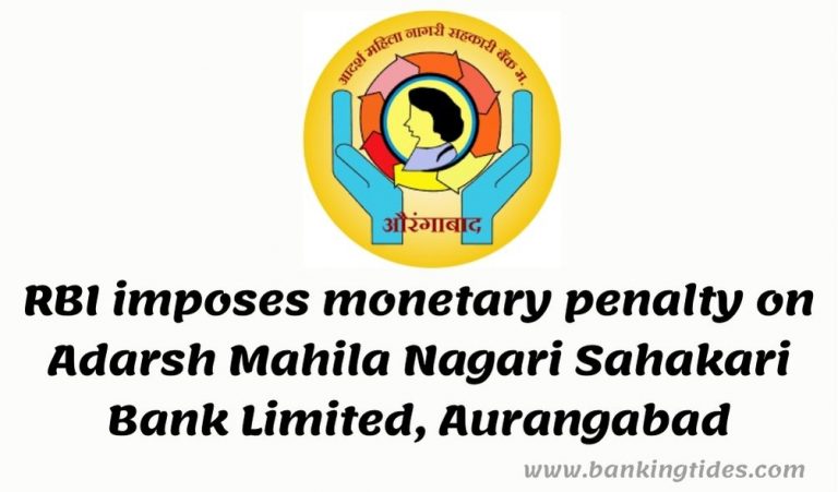 monetary penalty on Adarsh Bank