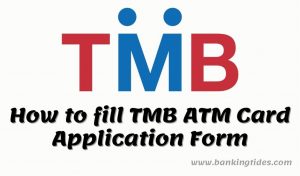 TMB ATM Card Form
