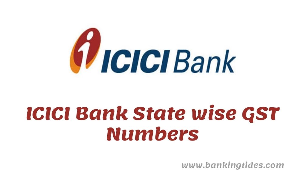 ICICI Bank GST Number